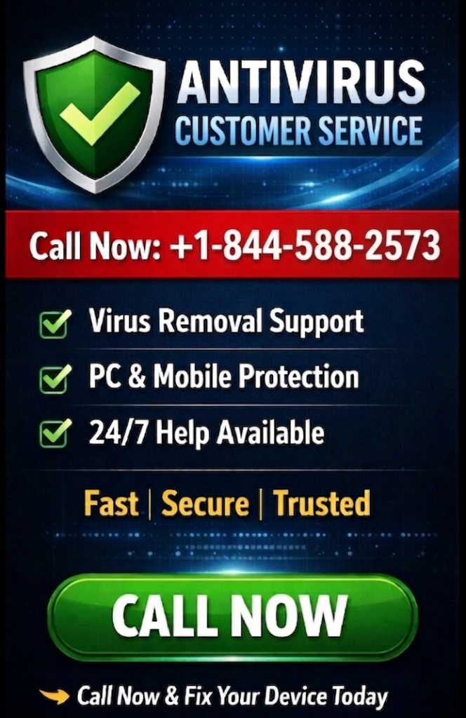 Antivirus customer service banner